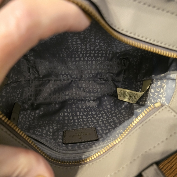 Kate Spade Gray Star Bright Owl Mini Hadlee Cityscape Bag with Dustbag Set - Picture 9 of 13